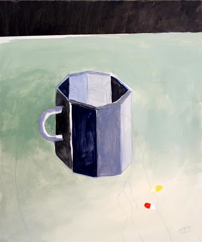Alan Ibell, Still life with empty vessel and Medicine, 2015