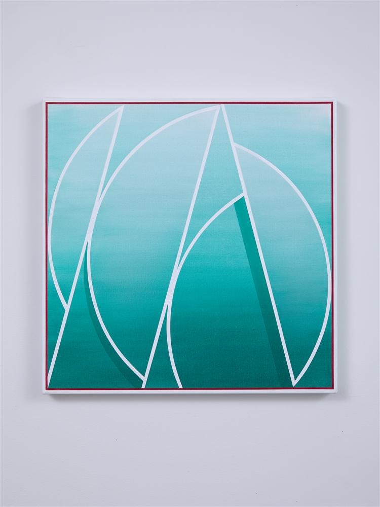 Scott Gardiner, Future Fiction (pthalo green) study, 2020