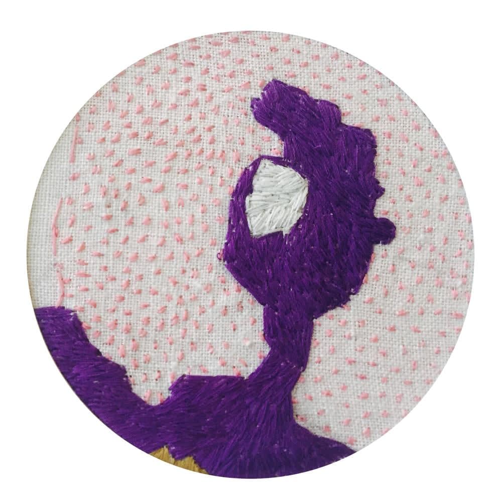 Jacquelyn Greenbank, Peaking Purple Sky Dancer #1, 2017