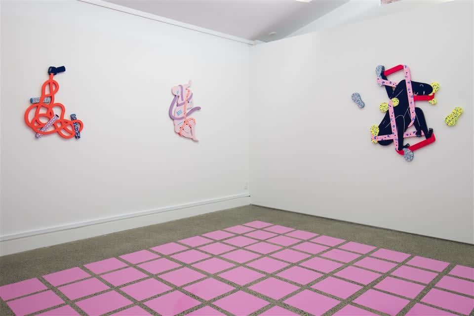 Mark Whalen, Collisions, installation view, 2016