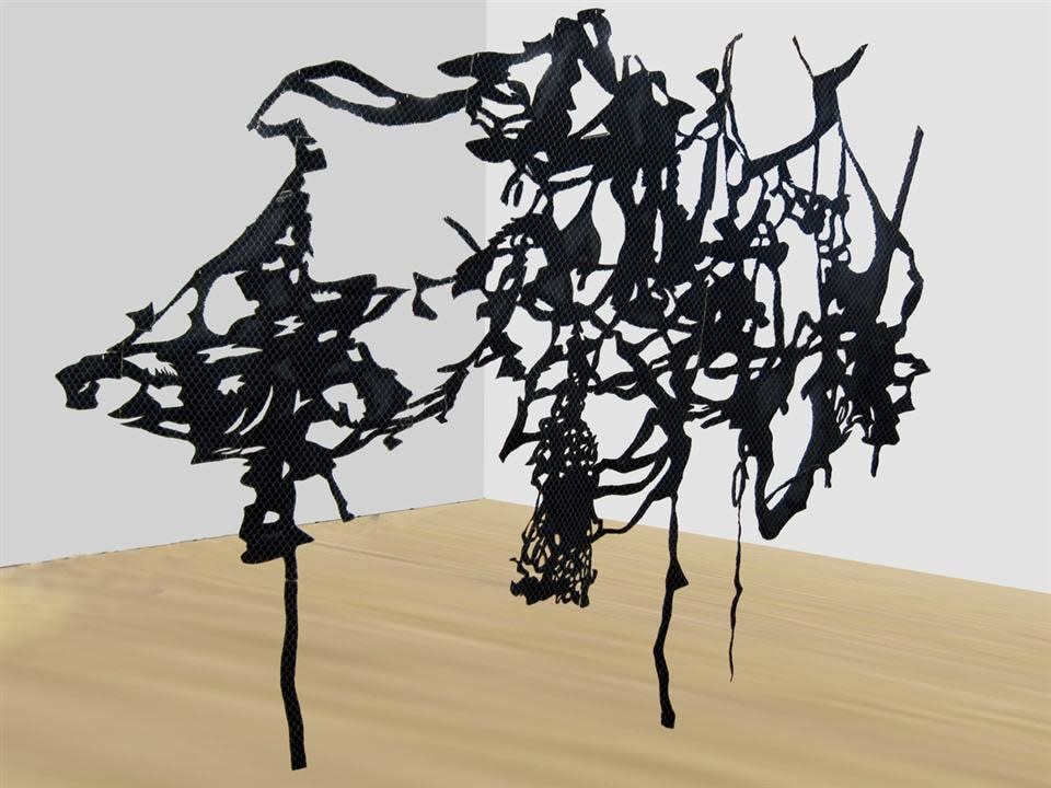 Elke Finkenauer, Draw a Line Somewhere, 2012