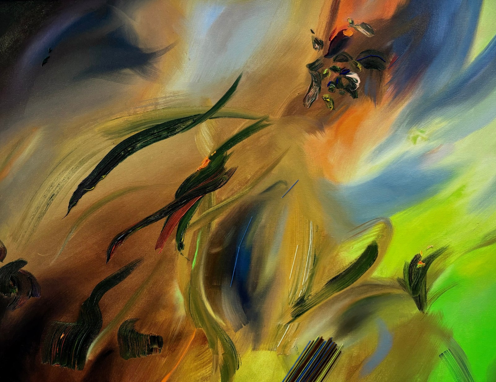 Molly Timmins, Leaf Sprouting in Rockery Garden, 2025