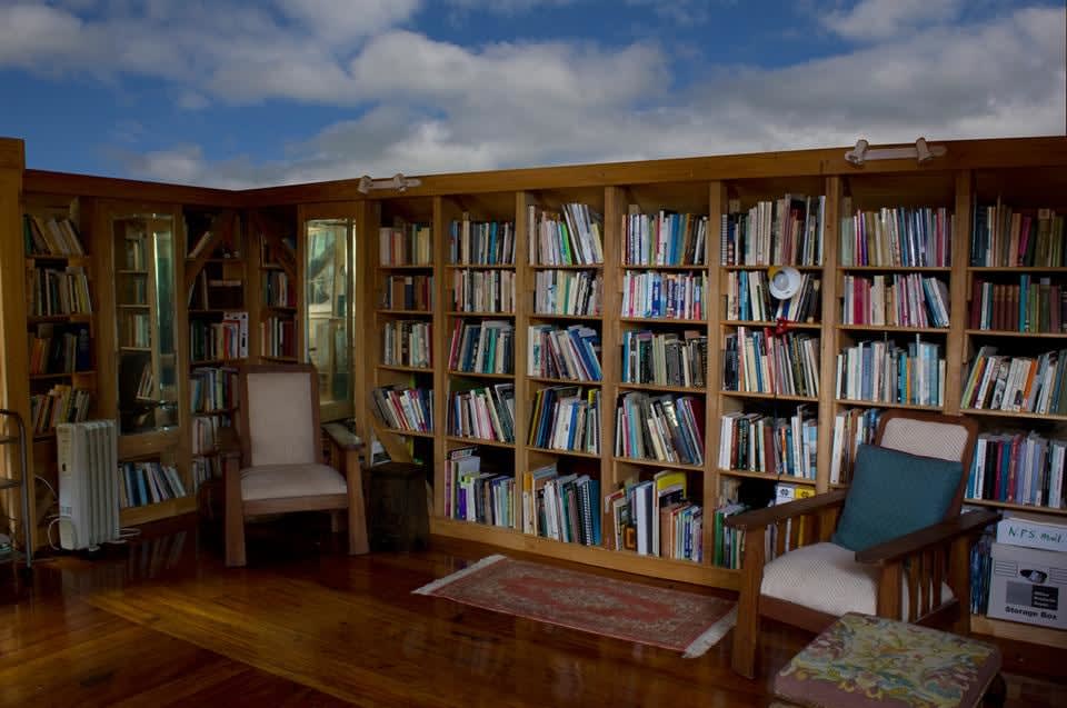 Jane Zusters, Library at New Pacific Studio, Wairarapa, 2013