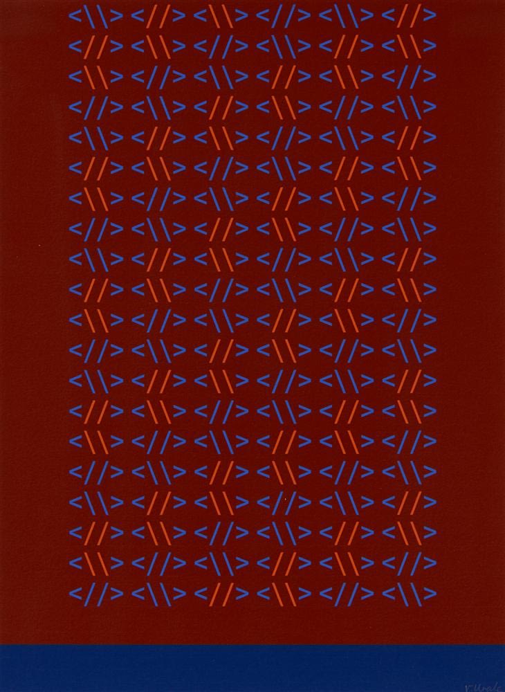 Vaimaila Urale, Cambria 29, Less than greater than, backslash forward slash, BTB, 2015