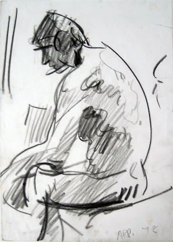 Alan Pearson, Male Nude, 1978