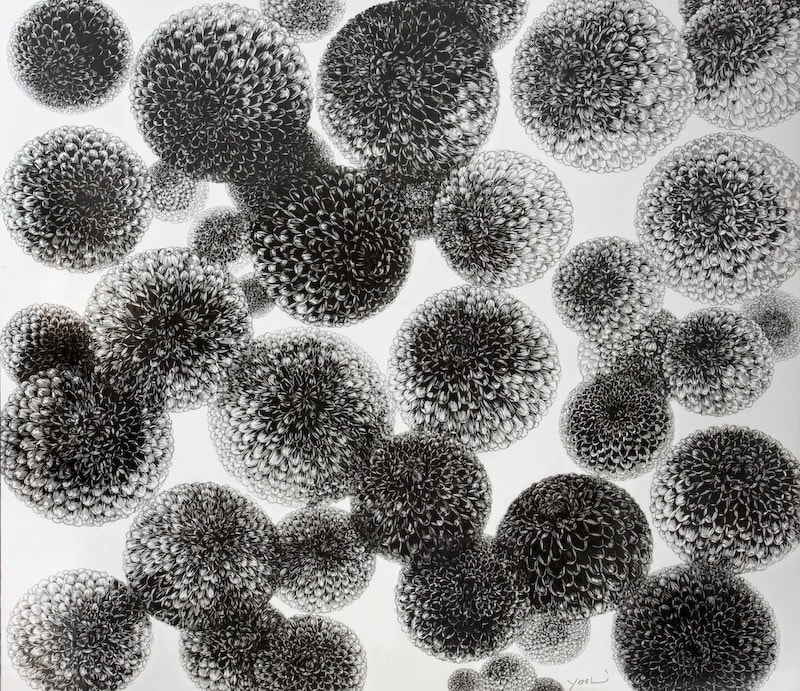 Yoshiko Nakahara, Dahlias, 2009