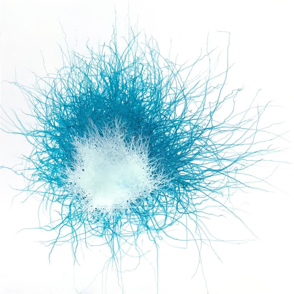 Anita Levering, Untitled 666 - Cyan, 2017