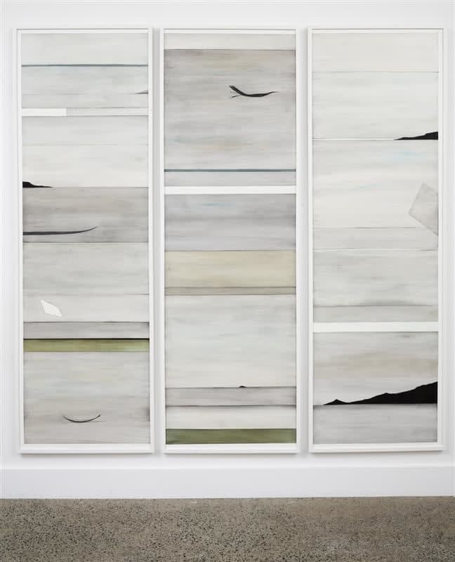Simon Kaan, Untitled (Triptych) 10-15, 2015