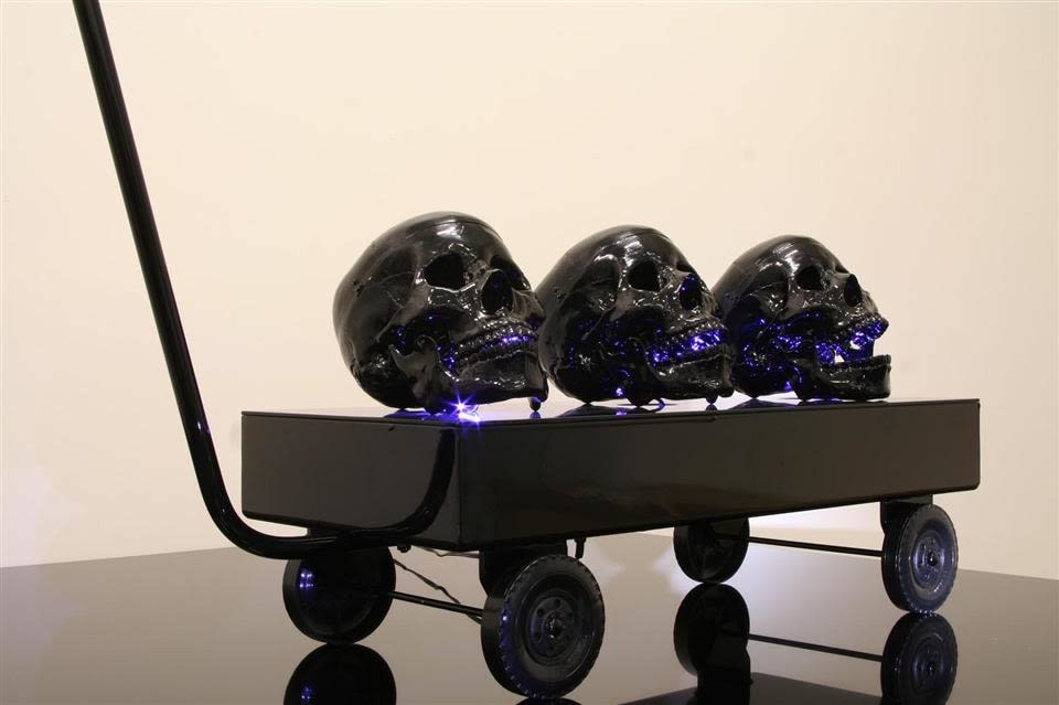 Gina Jones, Untitled (Skull Bandwagon), 2009