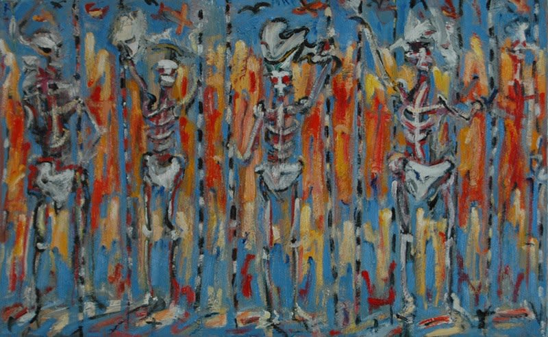 Alan Pearson, The Musicians, Guardians II, 2007
