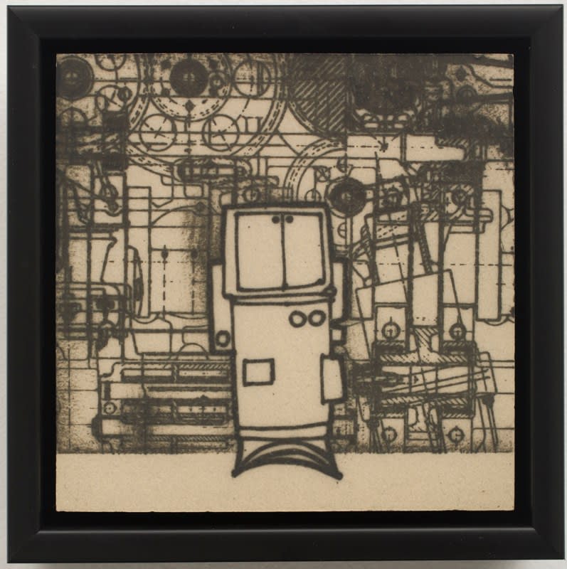 Ted Dutch (1928-2008), Untitled (Technician tile) II, 1980