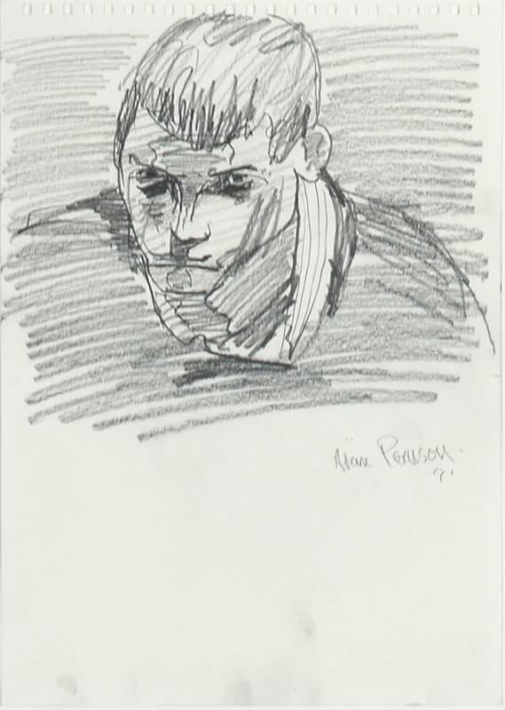 Alan Pearson, 6 Males Portrait Series #2, 1991