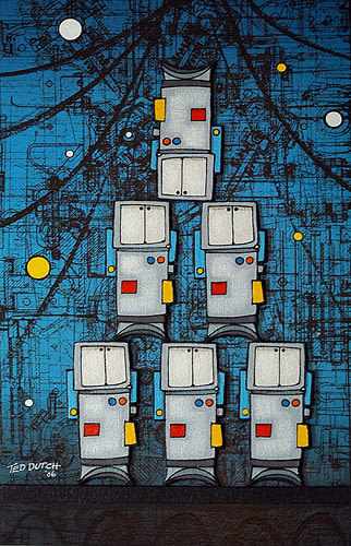 Ted Dutch (1928-2008), Acrobatic Technicians, 2006