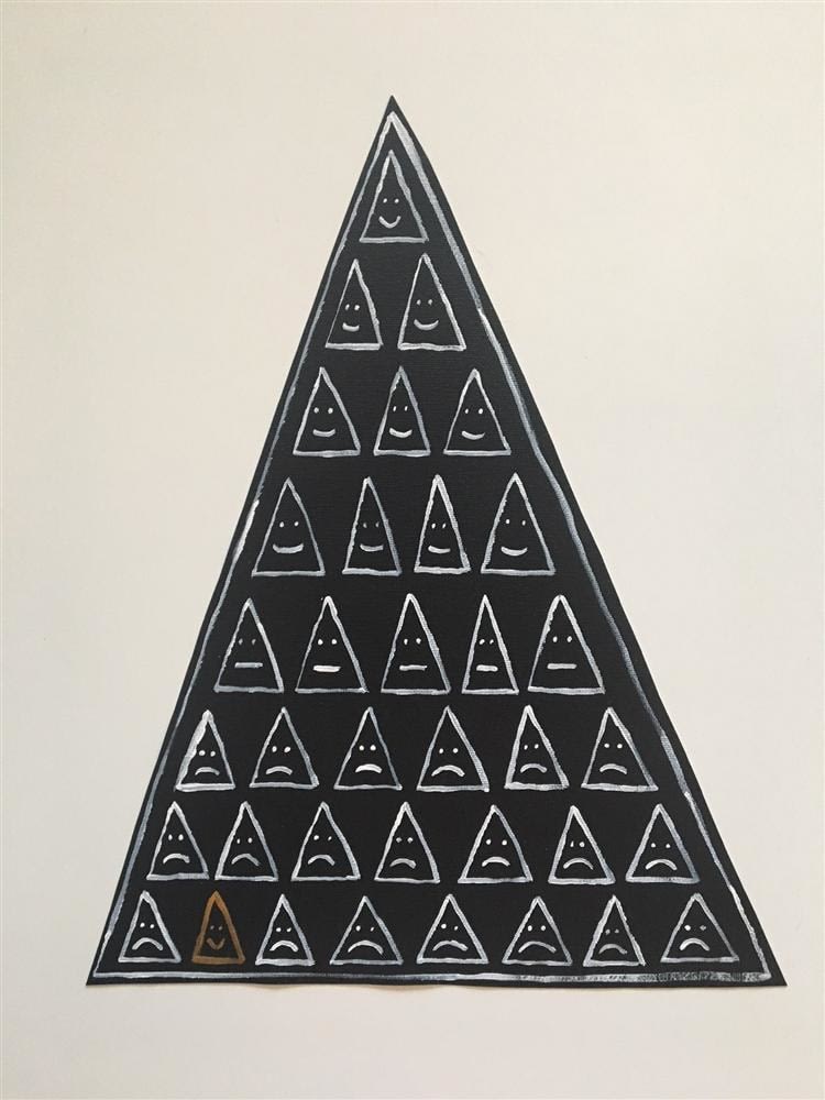 Matt Liggins, The real pyramid schemer, 2018