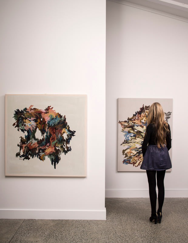 Amanda Gruenwald, Accumulations, gallery installation, 2013