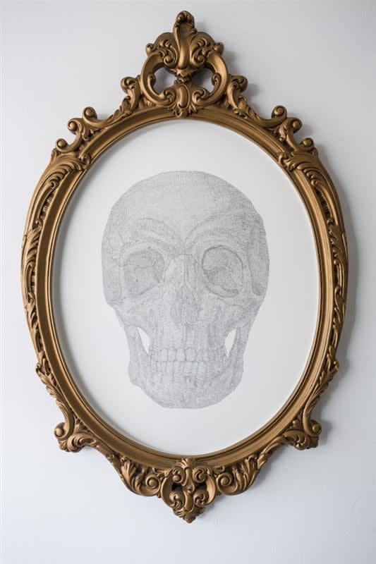 Clare Kim, Untitled (skull), 2012