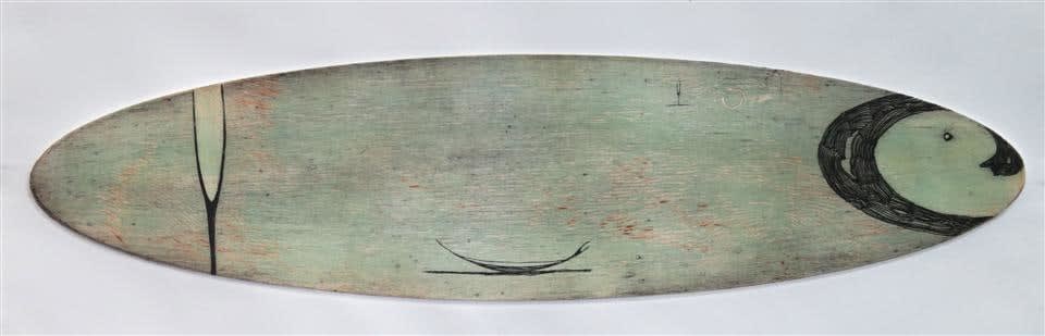 Simon Kaan, Untitled (oval), 2013