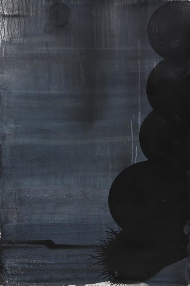 Cruz Jimenez, Moon over Creek, 2017