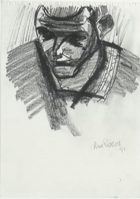Alan Pearson, 6 Males Portrait Series #3, 1991