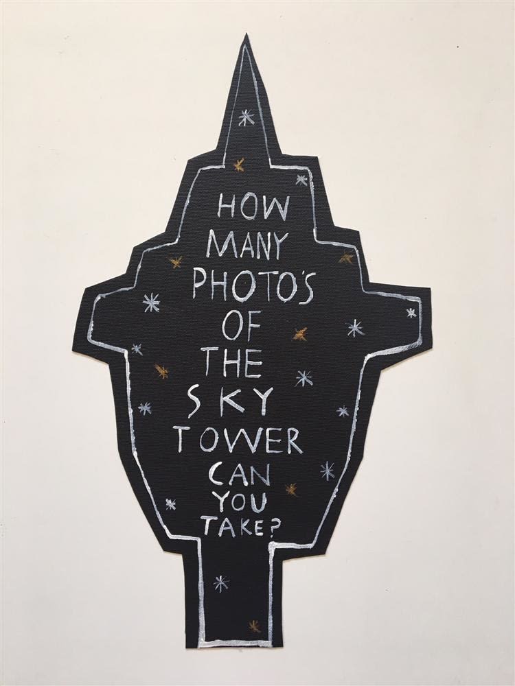 Matt Liggins, How many photos of the sky tower can you take, 2018