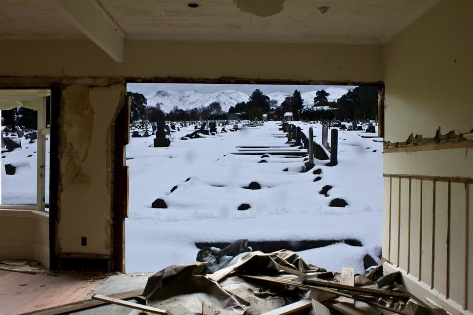 Jane Zusters, Linwood Cemetery at Home River Road, 2012