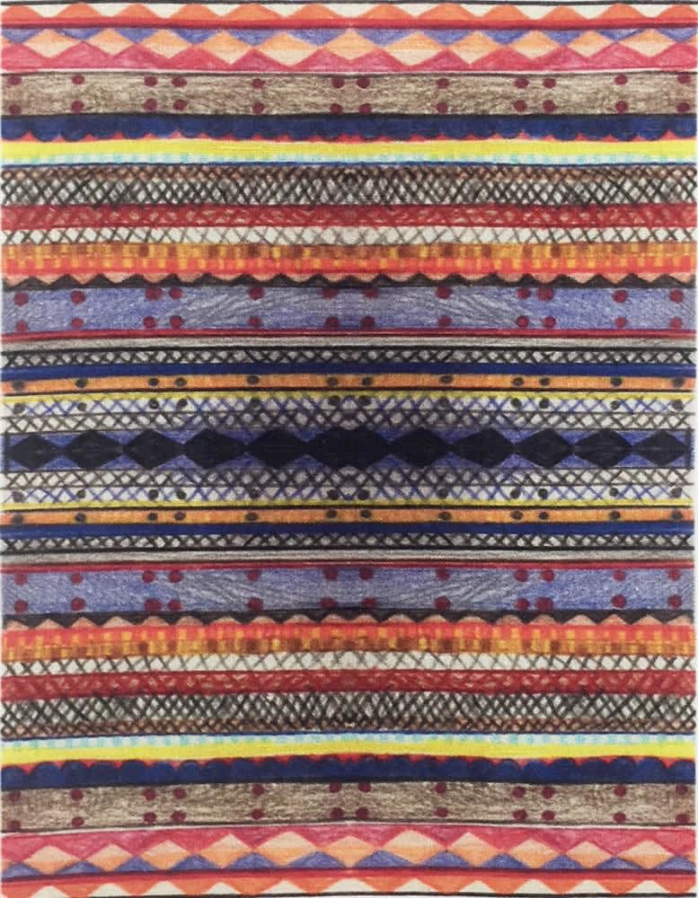 Julia Holderness, Untitled (Bauhaus rug design #4), 2017