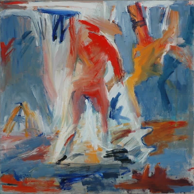 Alan Pearson, The Figure and the Wave, Noosa, 2002