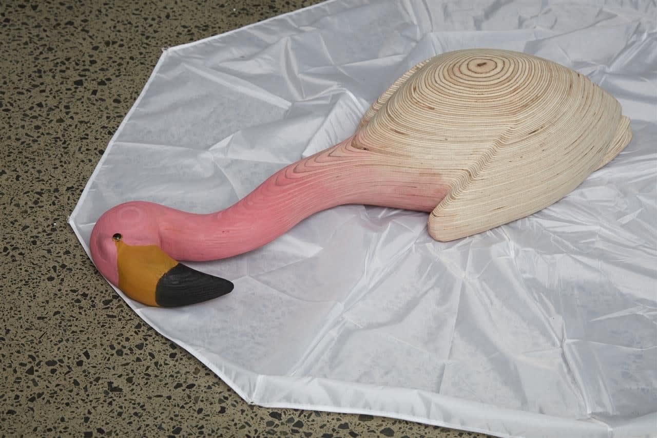 Scott Eady, The Dying Flamingo, 2017