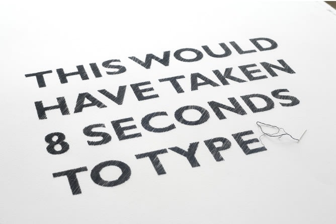 Briar Mark, This would have taken 8 seconds to type, 2011