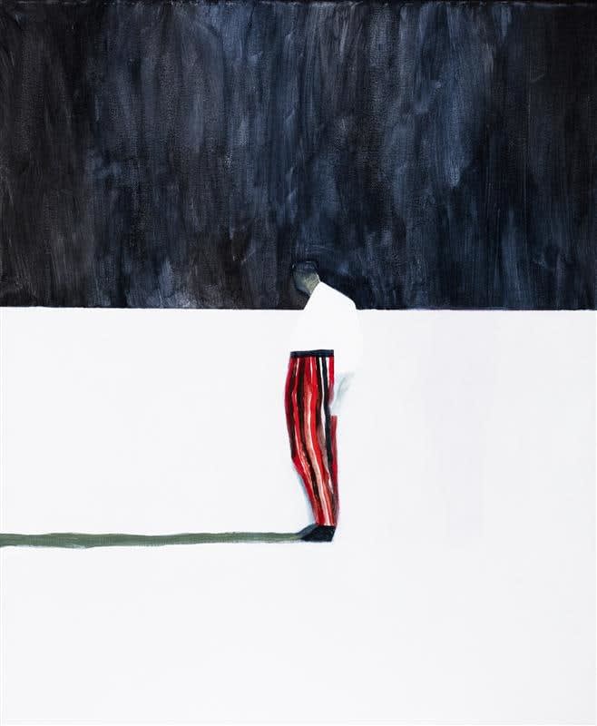 Alan Ibell, Landscape With Figure Reflecting On His Past Selves, 2015