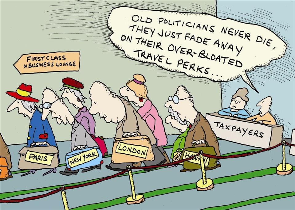 Peter Bromhead, Politician's Outrageous Travel Perks, 2009