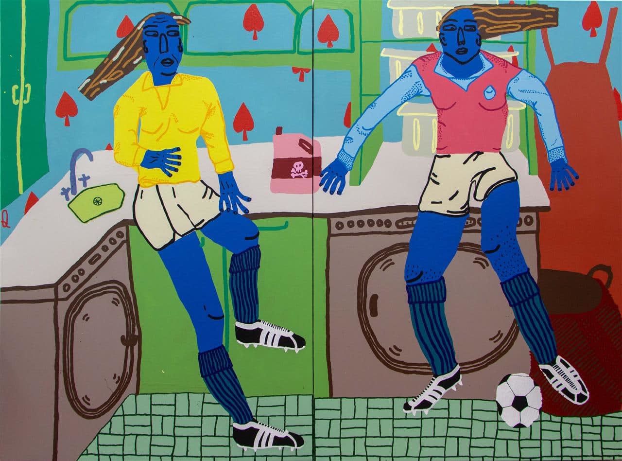 Claudia Kogachi, Laundry Soccer, 2019