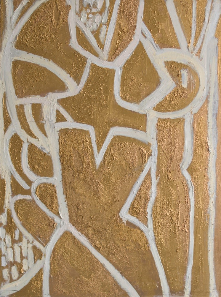 Natasha Wright, Gold Mirror, 2020