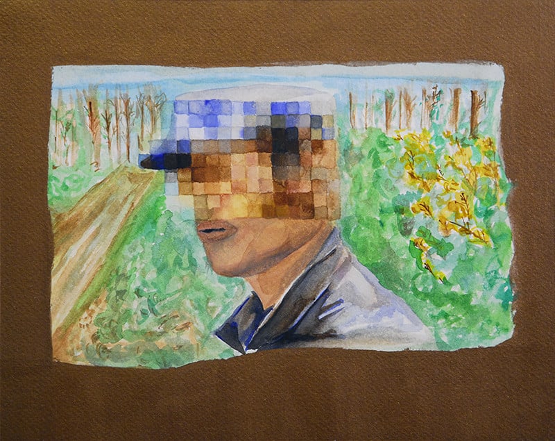Young Sun Han, Unidentified Labourer, 2013