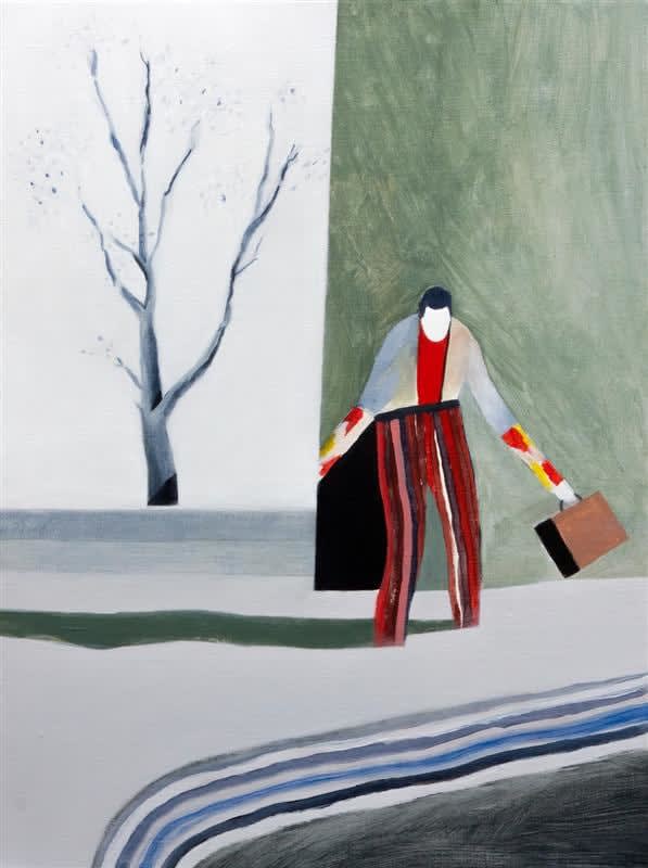 Alan Ibell, Self Portrait As Travelling Stranger (With Long Arms), 2015