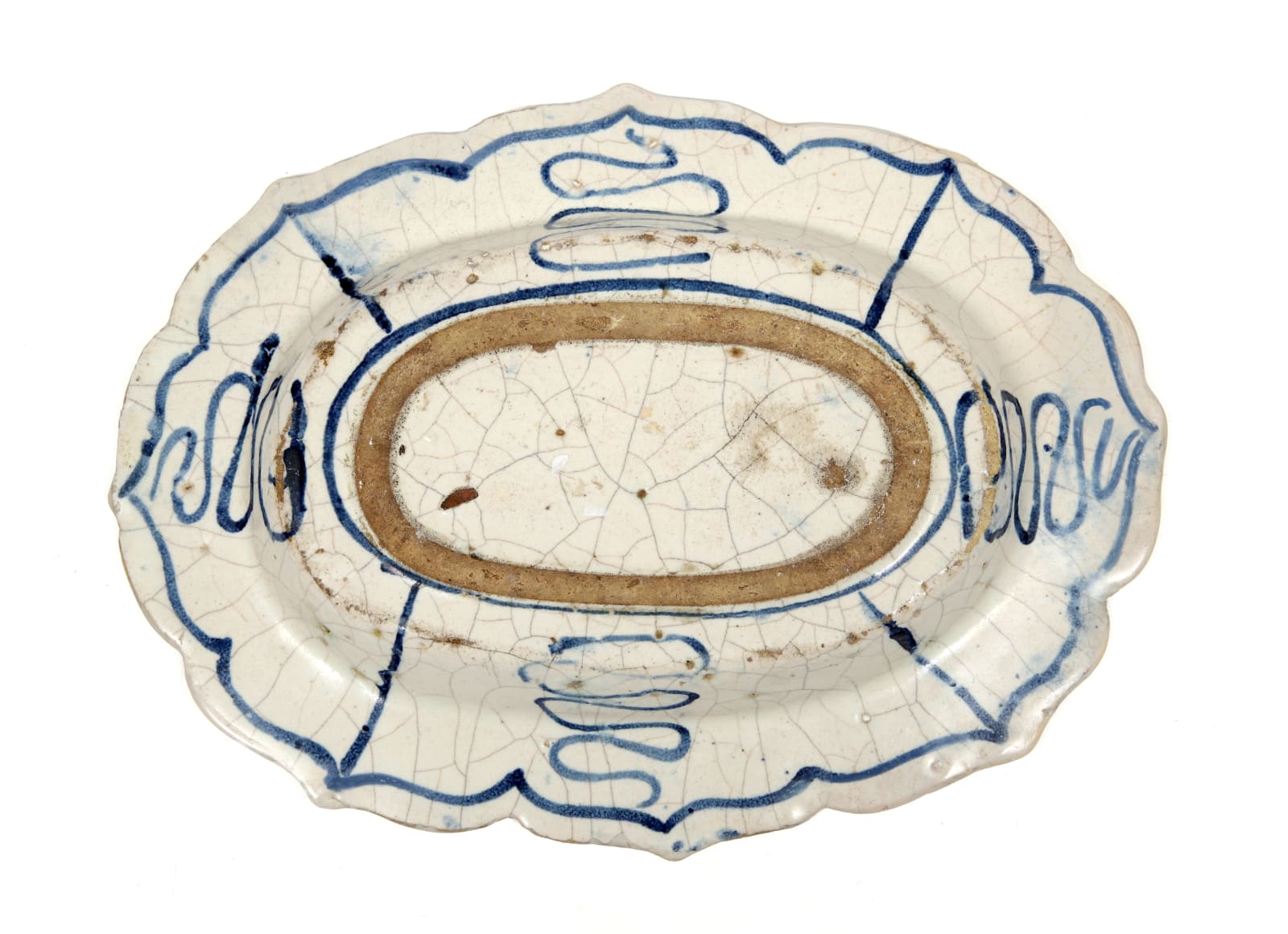 Covilhete "Alusão à Fertilidade" / A chinoiserie Portuguese faience elyptic tray, Lisboa, 1610-1630