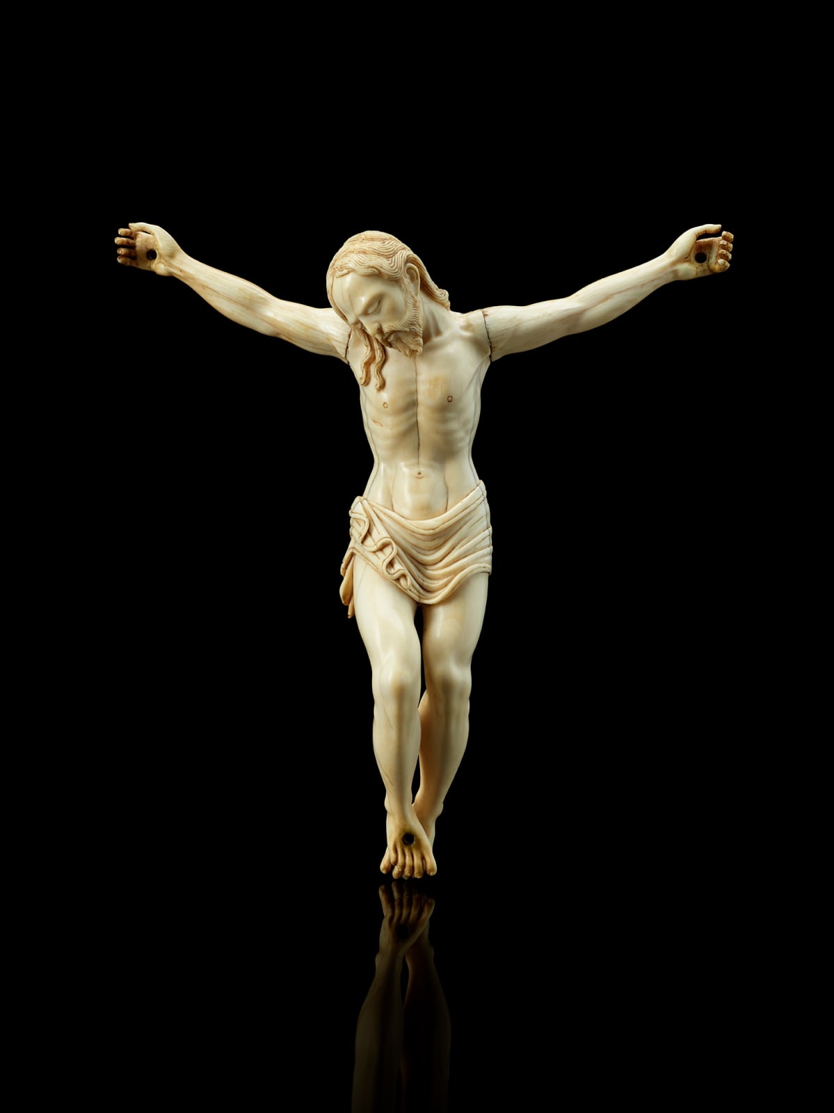 Cristo crucificado Cingalo-português / A Sinhalese-Portuguese Crucified Christ, Ceilão, finais do séc. XVI / Ceylon, end of 16th. c.