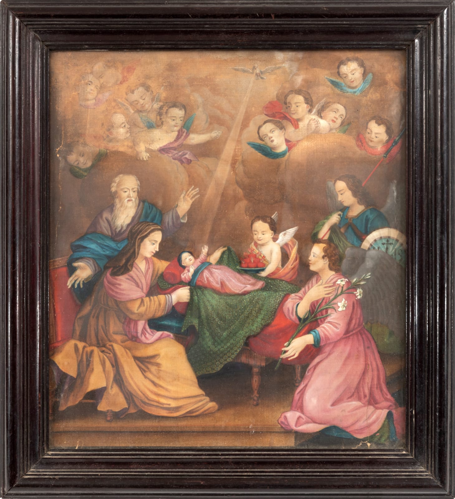 Escola Chinesa, Natividade / Nativity, China, séc. XVII