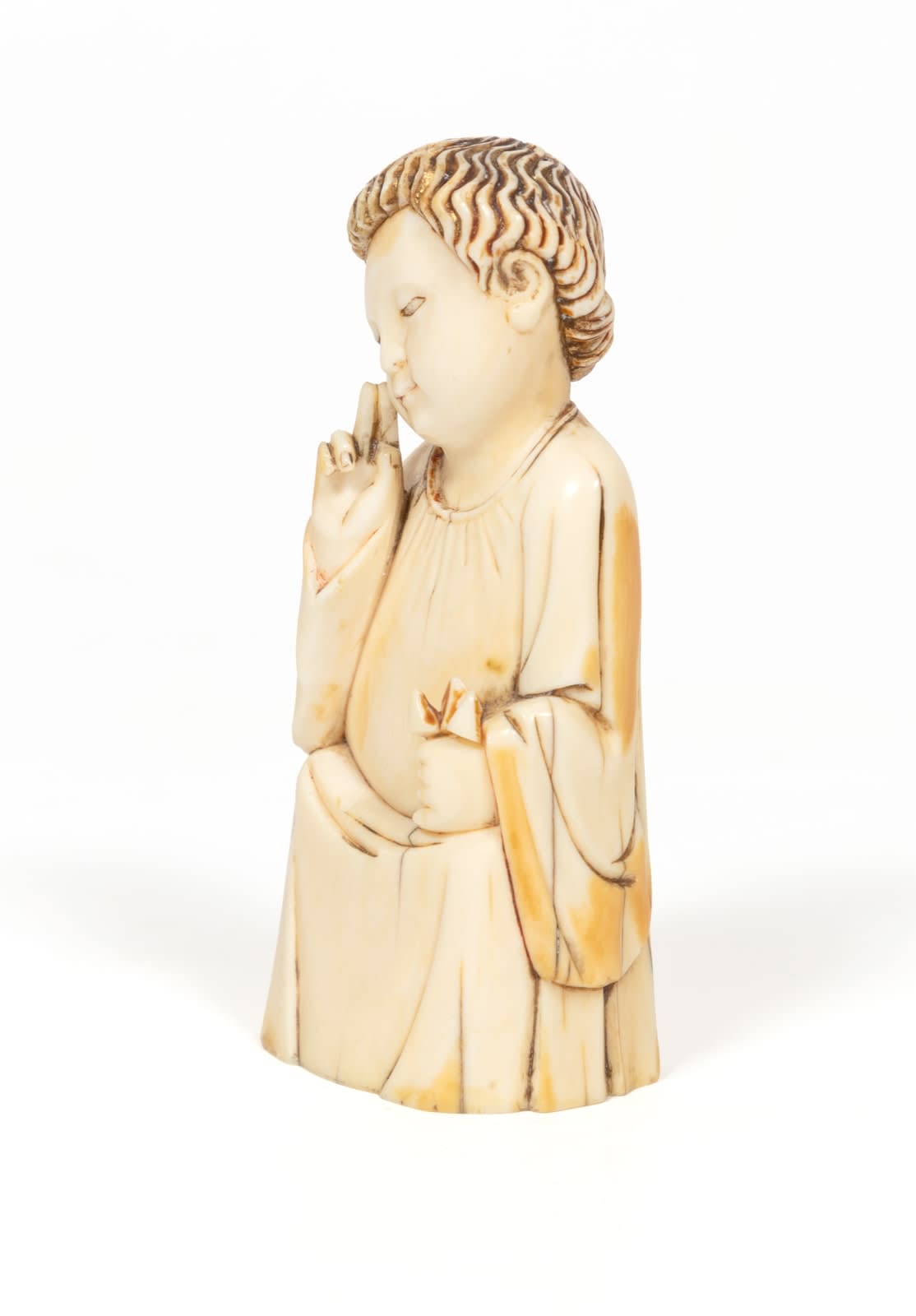 Menino Jesus com os Cravos da Paixão / Baby Jesus with the Carnations of the Passion, Sul da China, provavelmente Zhangzhou, ca. 1590-1620