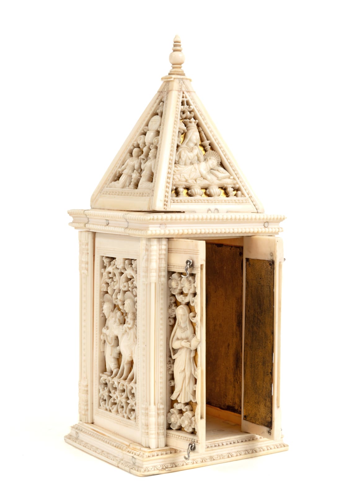 Templete / Sacrário de altar Cíngalo-português, Ceilão (atual Sri Lanka), prov. Colombo, c. 1590-1630