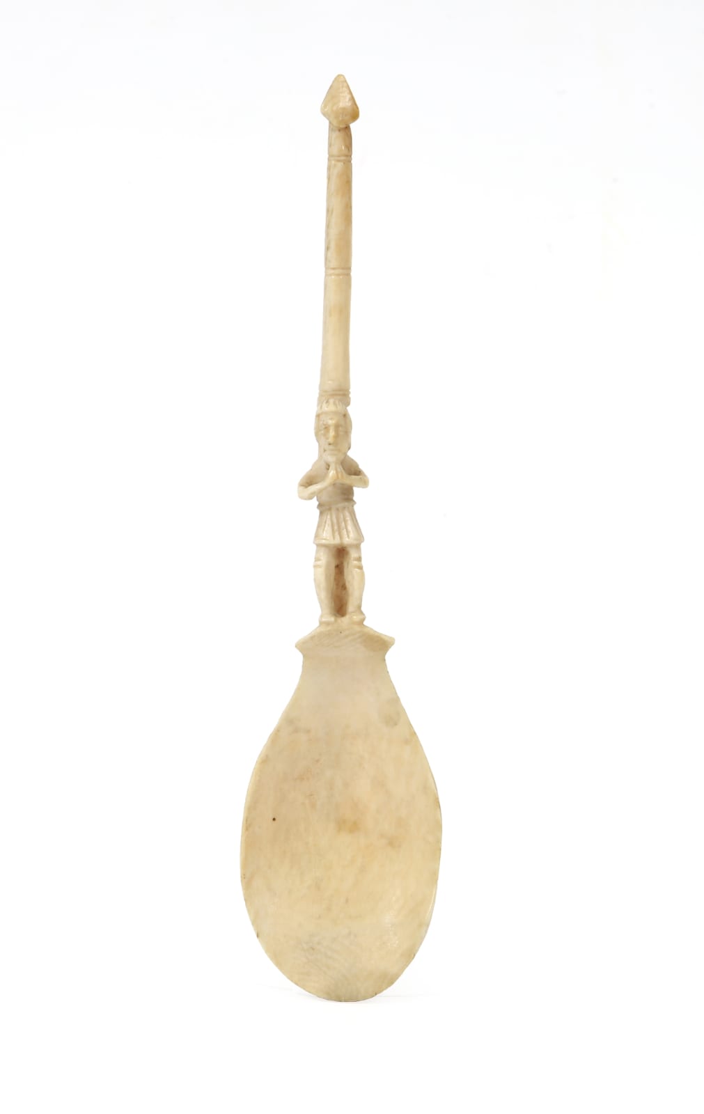Colher Sapi-portuguesa com Navegador Português / A Sapii-Portuguese Spoon Carved with a Portuguguese, Serra Leoa, 1490-1530