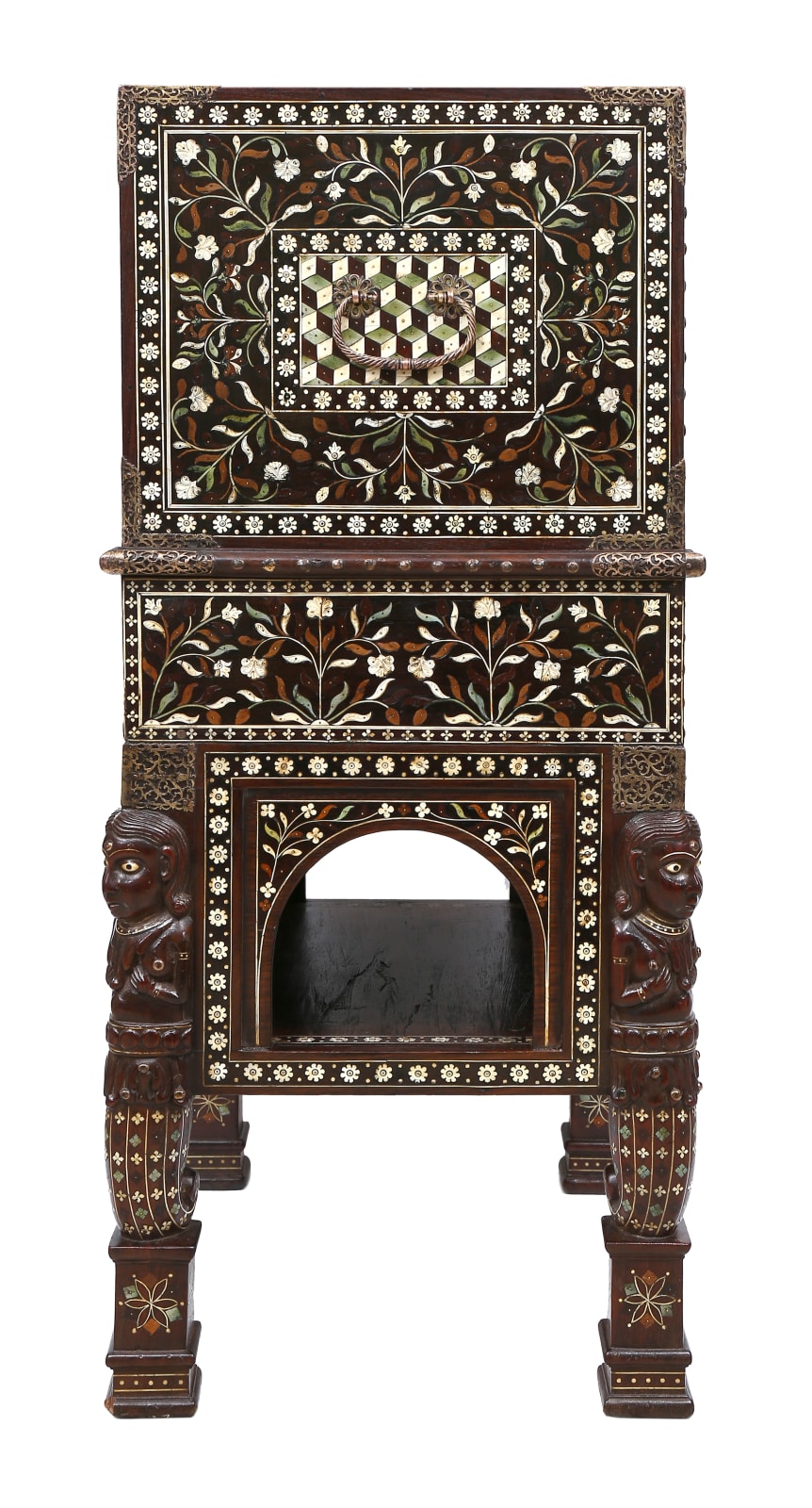 Contador com Trempe, Província do Norte do Estado Português da Índia (Taná), finais séc. XVI