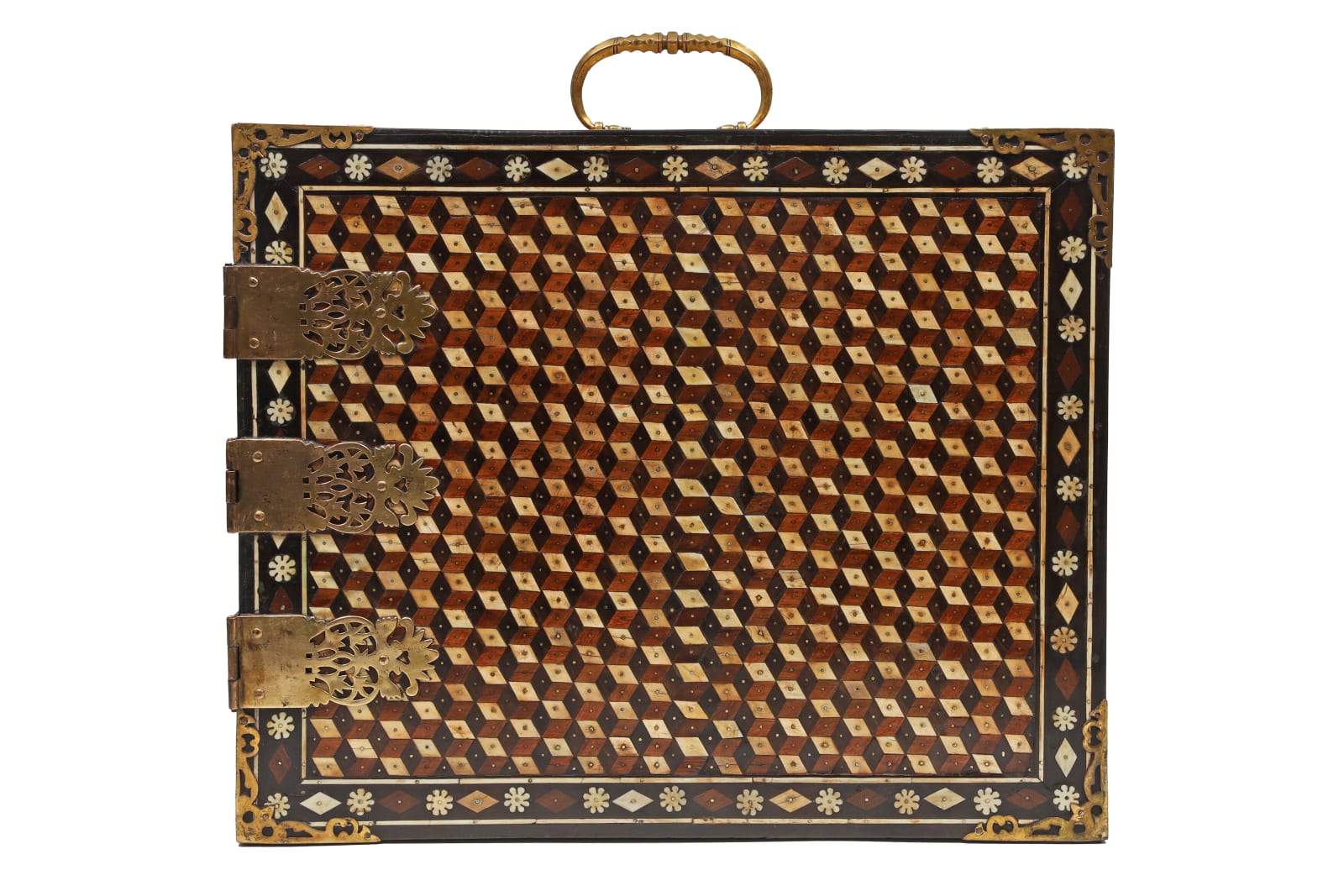 Ventó Indo-português com as Armas da Família Manoel , Índia, prov. Taná, c. 1600-1625