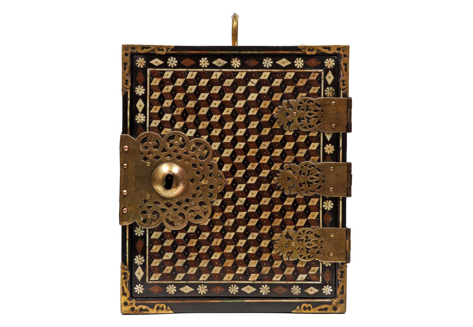 Ventó Indo-português com as Armas da Família Manoel , Índia, prov. Taná, c. 1600-1625