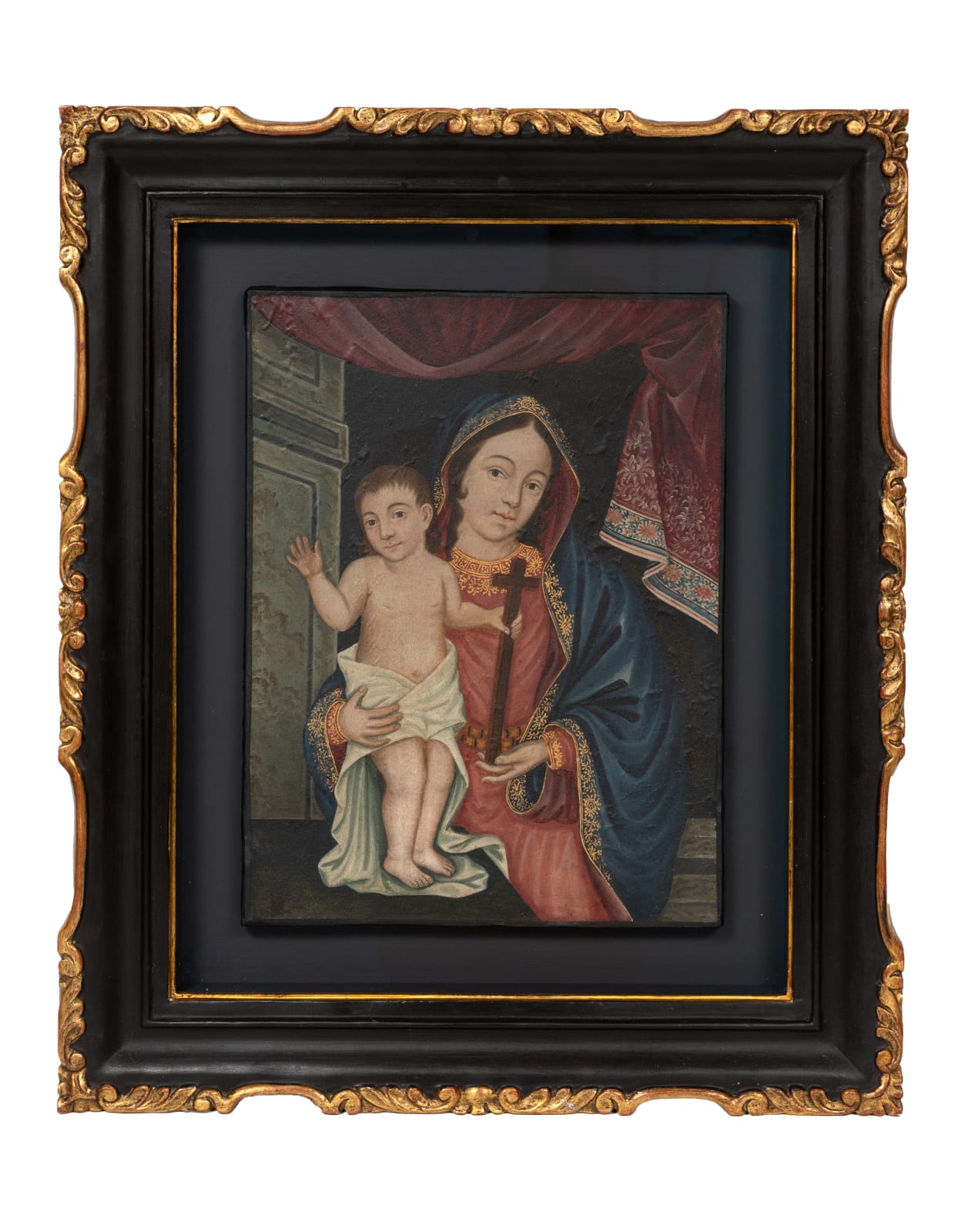 Nossa Senhora com o Menino e uma Cruz / Our Lady with the Child and a Cross, Sul da China; ca. 1770-1800