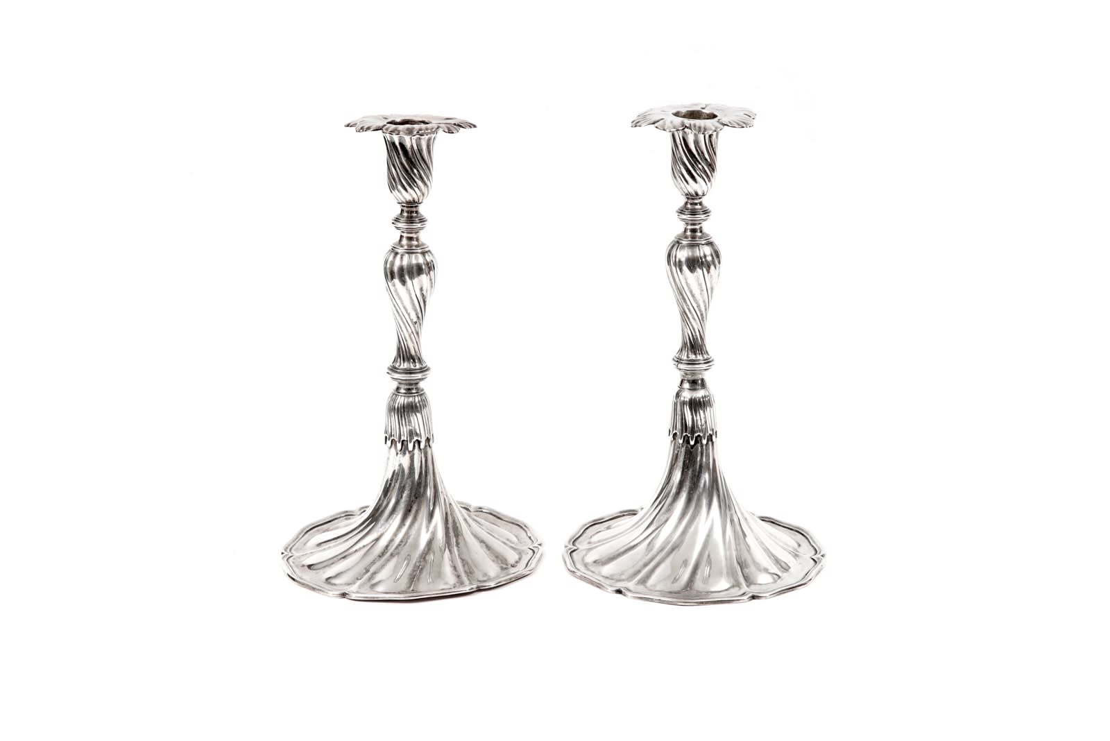 Par de Castiçais D. José I , D. José I (1750-1777) séc. XVIII, Portugal