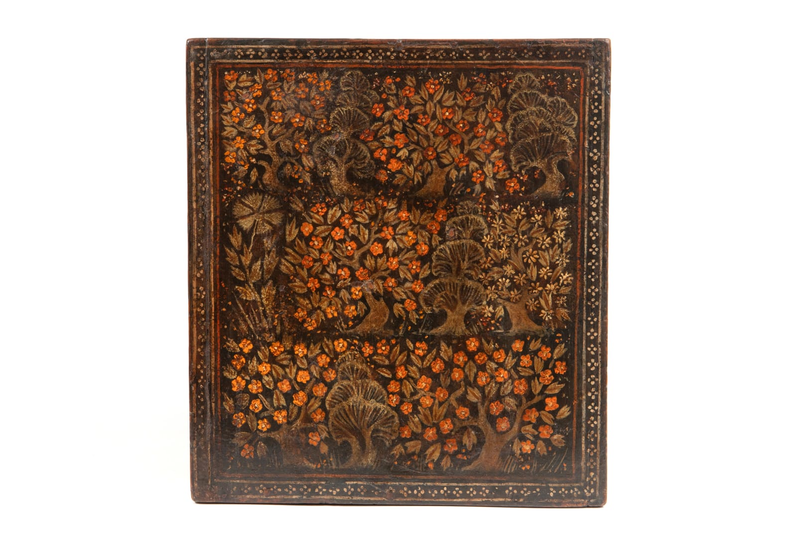 Ventó Indo-Português / An Indo-Portuguese Chaul Painted Ventó, India, Chaul, séc. XVII (inícios)