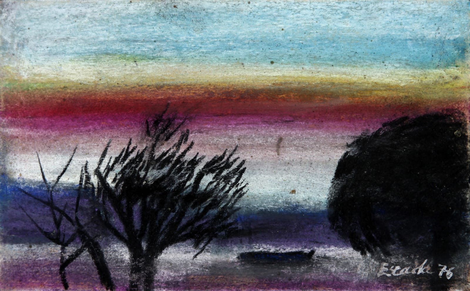 José Escada, O Tejo ao Entardecer, 1976