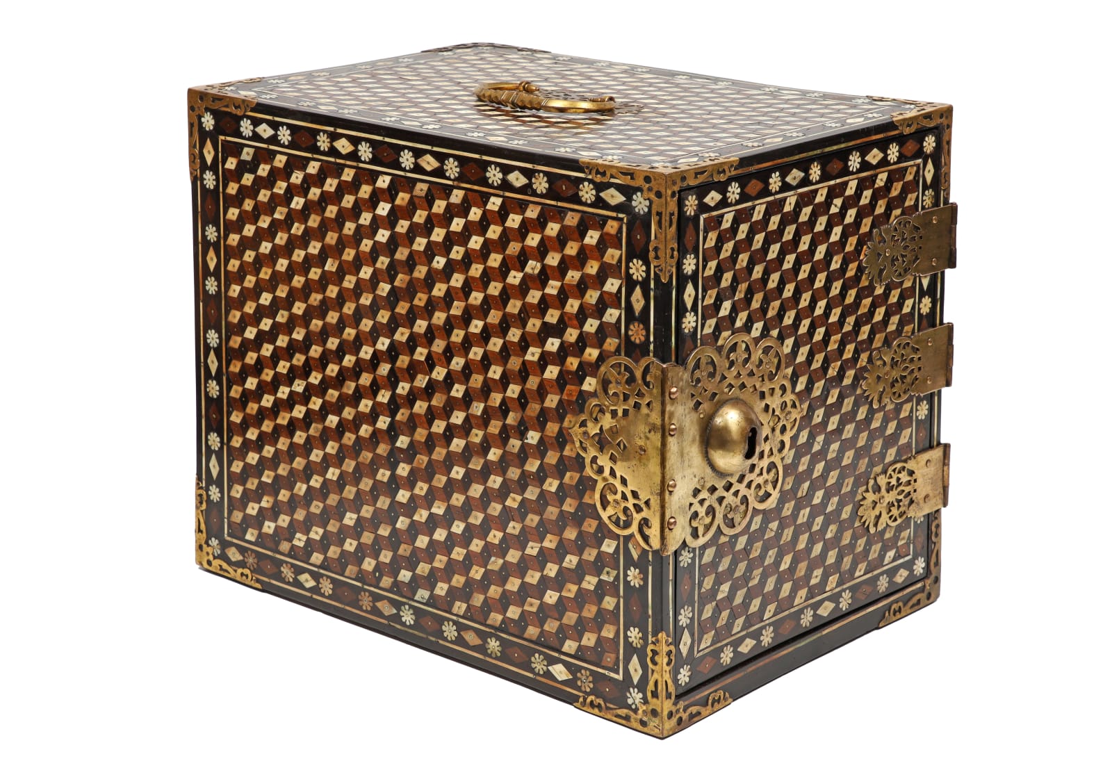 Ventó Indo-português com as Armas da Família Manoel , Índia, prov. Taná, c. 1600-1625