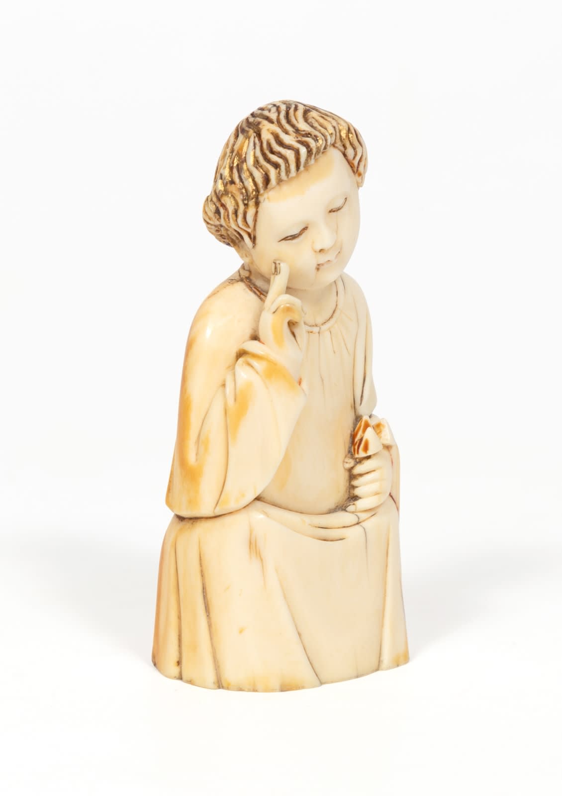 Menino Jesus com os Cravos da Paixão / Baby Jesus with the Carnations of the Passion, Sul da China, provavelmente Zhangzhou, ca. 1590-1620